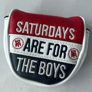Barstool sports-Saturdays are for the boys mallet putter head cover